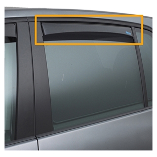 Vindafviser bagrude 044324D - Ford C-max 2010 - sort