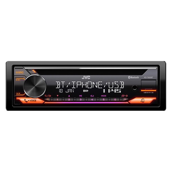 JVC KD-T922BT Bilradio med CD/RDS tuner