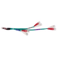 Alpine KTX-PRE1 kabel til pre-out med farvekodede stik til front, bag og subwoofer, udgået model.
