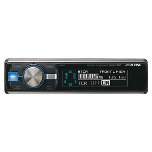 Alpine RUX-C800 styreenhed til PXA-H800 med digital skærm og funktionsknapper til billydjustering