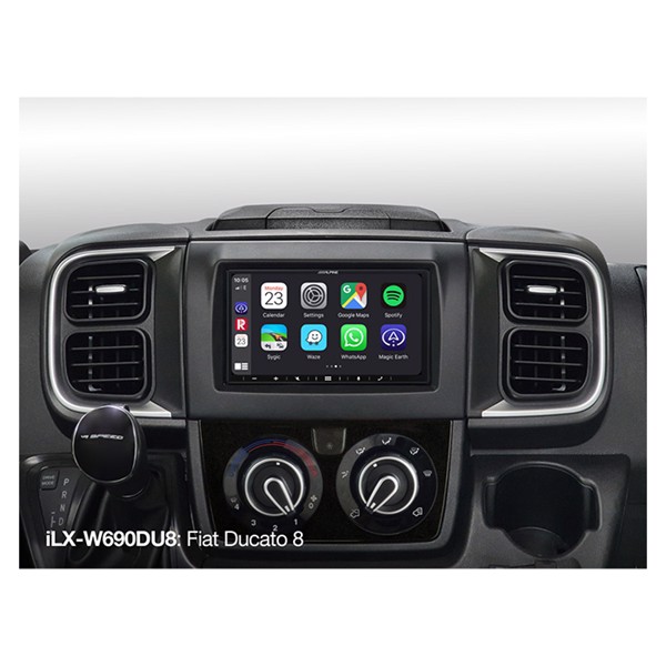 Alpine ILX-W690DU bundle til Fiat Ducato 8