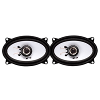 Alpine SXE-4625S 4x6" 2 vejs coaxial højttaler i oval design med sort kant og hvid membran, sæt med to højttalere til billyd.