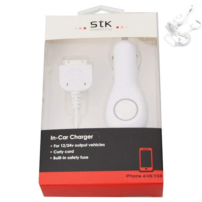 Ladekabel 12/24v iphone 3/4 ipad/ipod (Udgået)