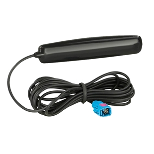 ACV dab antenne med Fakra stik og lang sort kabel til bilradio og digital radio modtagelse.