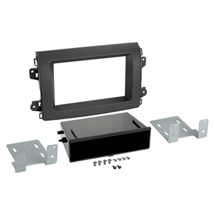 2-DIN Kit FIAT/Citröen/Opel m. aflæggerrum