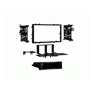 2-DIN radioramme m/lomme Acura/Honda/Isuzu sort
