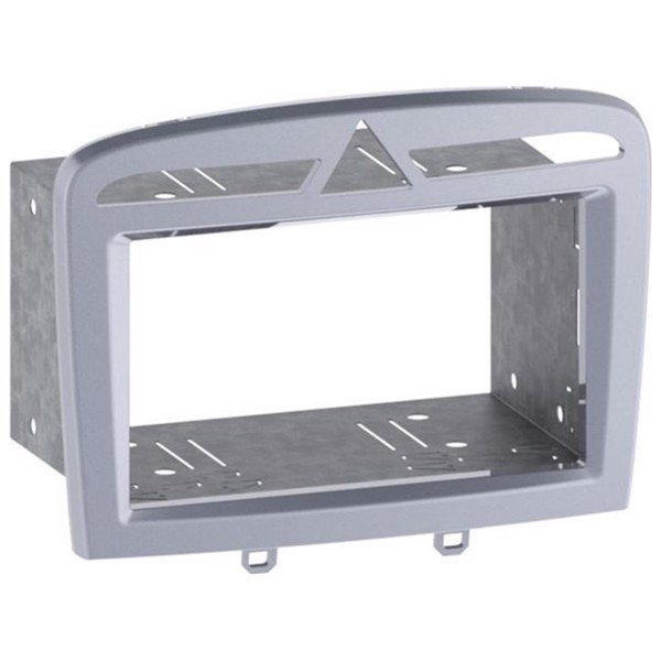 2-DIN kit Peugeot sølv