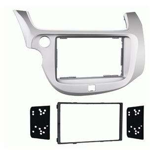 2-DIN radioramme Honda Fit/Jazz(GE) 2008-2015 sølv