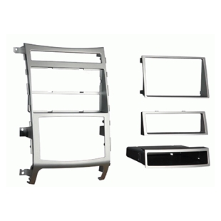 2-DIN radioramme m/lomme Hyundai Veracruz/ix55 sølv