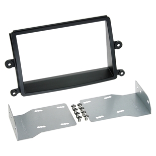 2-DIN radioramme Mitsubishi L200 2006- sort