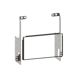 2-DIN monteringskit til Nissan X-Trail model 6/2007 til 6/2014 i metal til bilradio installation