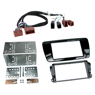 2-DIN radioramme Seat Ibiza (6J) piano sort/sele