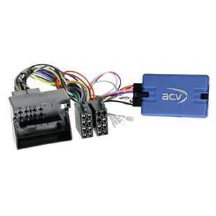 ACV ratstyring modul til Citroën med ledningsnet og blaupunkt kompatibilitet til bilstereo integration