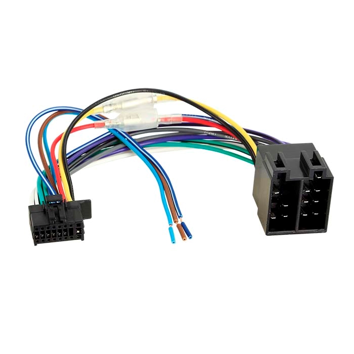 JVC/Kenwood 16 pin multistik til ISO