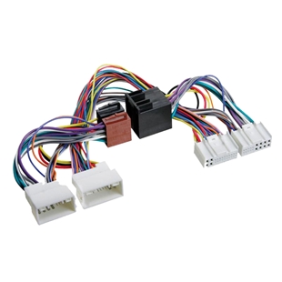 ACV Parrot adapter med farvede ledninger og stik til Hyundai i40 og ix35 bilradioinstallation