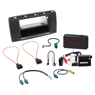 Komplet 2-DIN Kit m. rum Mercedes R-Klasse 2005-2010