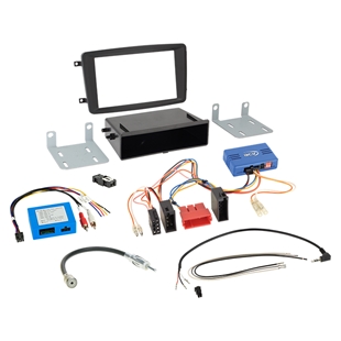Komplet 2-DIN Kit m. rum C-class/CLK-class /Amp D2B