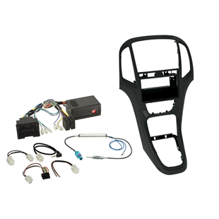 Komplet 2-DIN Kit m. rum Opel Astra J 2009-2018 sort