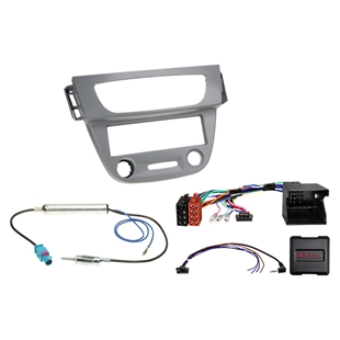 Komplet 1-DIN Kit Renault Megane(B/BZ)/Fluence(Z) grå