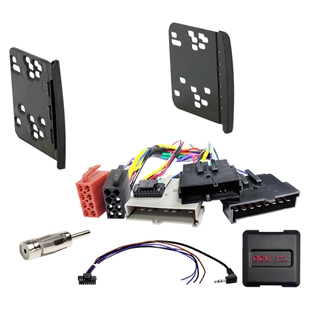 Komplet 2-DIN Kit Ford sort 8Pin/8Pin/17Pin