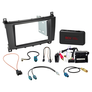 Komplet 2-DIN Kit Mercedes C-class 2004-2008 /Amp