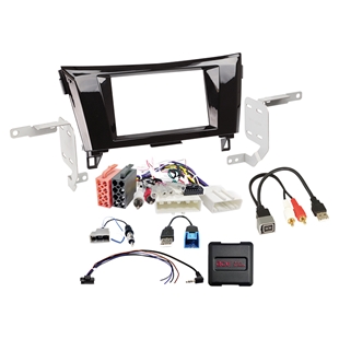 2-DIN kit Nissan Qashqai/X-Trail 20Pin/32Pin ratbetj.