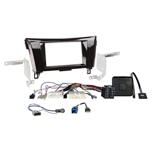 Komplet 2-DIN Kit Nissan Qashqai/X-Trail /USB/360°