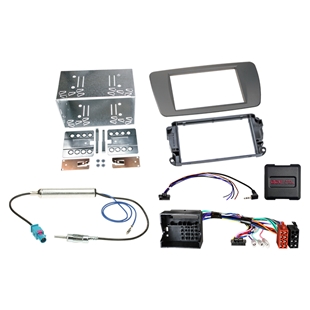 Komplet 2-DIN Kit Seat Ibiza 2008-2015 grå