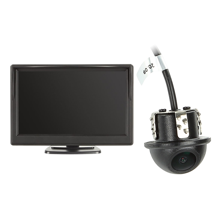 ACV bakkamera sæt med kamera og 5" skærm