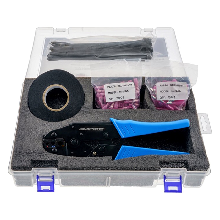 Ampire kabeltilslutningssæt 142 dele