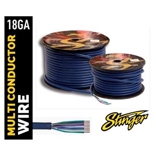 Stinger 9-ledet højttalerkabel 30,5m rulle