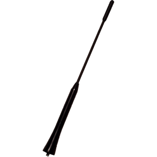 Antenne stav - 5 mm gevind, L= 227 mm