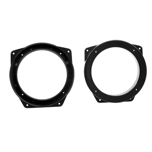 Sort højttalerramme til MINI fordør, 130mm, modelår 2000-2001, sæt med to stk.