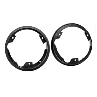 Sort højttalerramme til Ford S-max og Galaxy fordør, diameter 165mm, velegnet til montering af bilhøjttalere.