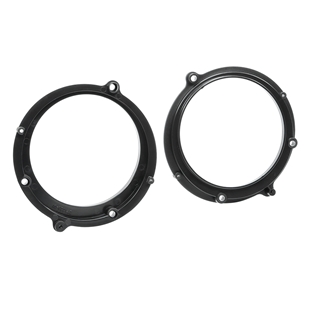 Sort højttalerramme til Ford A4 model 94-01, til montering i fordør med 130 mm højttaleråbning