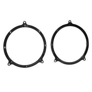 Højttalerramme til Audi A3 og A4 fra 1994 og frem, bagdør med 165 mm diameter, sort metal ring til montering af bilhøjttalere.
