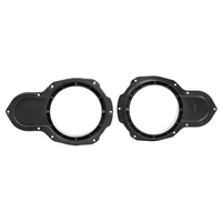 Højttalerramme i sort plast til Ford Passat 3c+cc fordør med 165mm diameter, fremstillet til montering af bilhøjttalere.