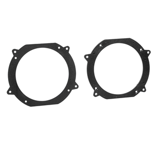 Højttalerramme i sort til Volvo 7, 8 og 9 fordør, diameter 130 mm, til montering af bilhøjttalere.