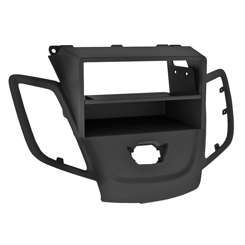 Radioramme 2-DIN Fiesta 09-> sort med rum