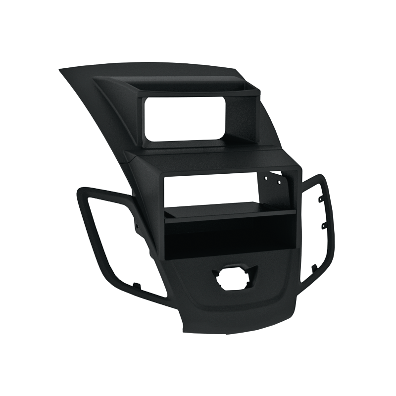 Radioramme 2-DIN Fiesta 09-> sort med rum