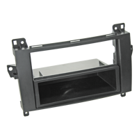 Radioramme 2-DIN Mercedes diverse sort