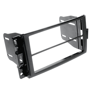 Sort radioramme til 2-DIN enhed til Hummer H3 model 2005-2007, robust design til bilinstallation