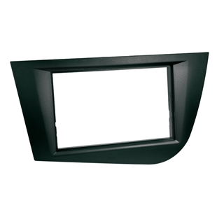 Sort radioramme til 2-DIN installation i Seat Leon fra 2005 og frem