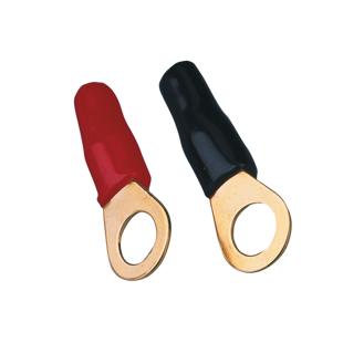 Rød ringterminal 10kv > 8,4mm 50 stk