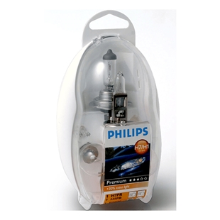 Philips h1/h7 reservepære kit