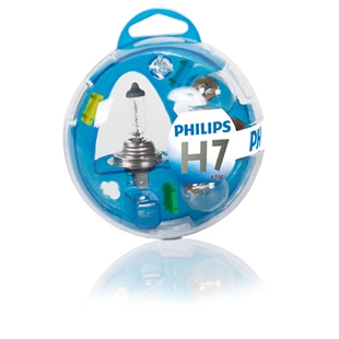 Philips h7 reservepære kit