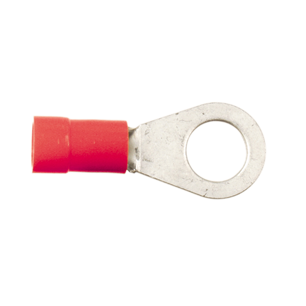 Ringsko rød 8,4mm / 100 stk