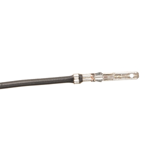 2,8 mm hanstik til iso stik med 13 cm led, sort kabel og metalforbindelse i høj kvalitet