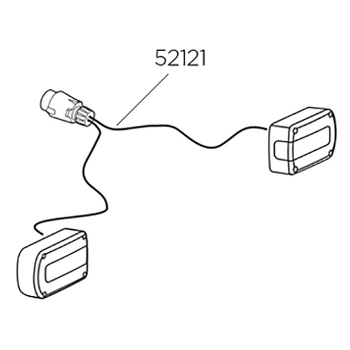 Thule ledningsnet m. lygte 921/923 og 92