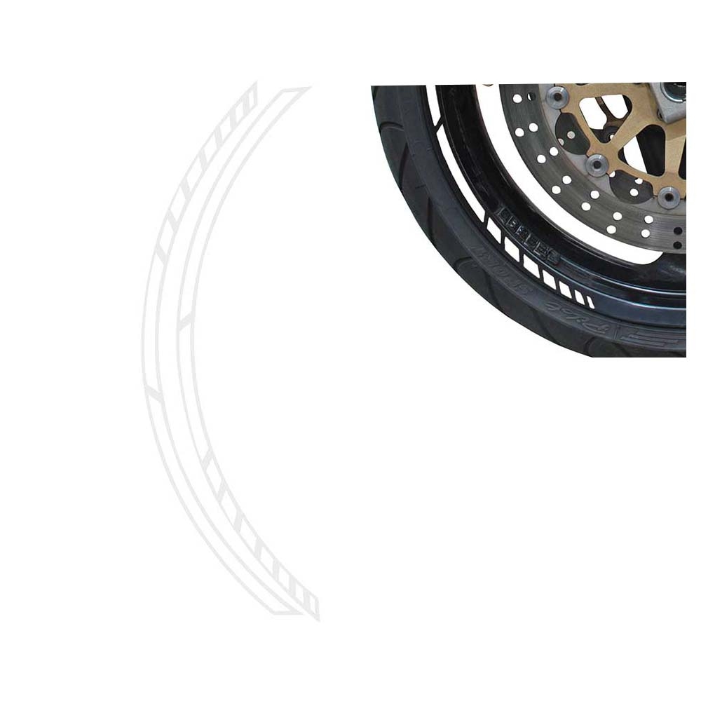 Fælgbånd til MC white